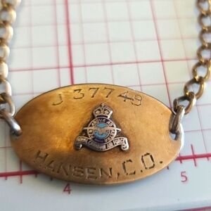 WW2 Antique Vermeil Bracelet